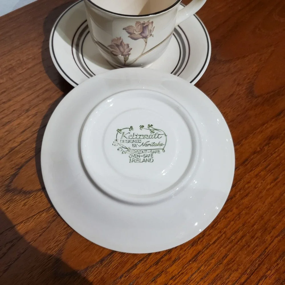 Keltcraft Noritake Ireland Partners  Cup And Saucer Sets 9127‎
